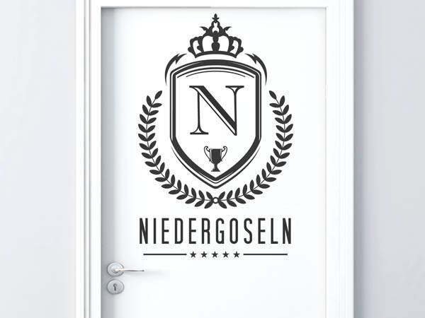 Wandtattoo Niedergoseln Wappen