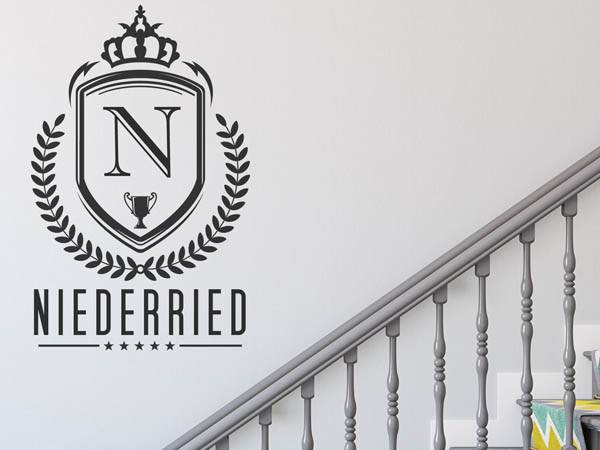 Wandtattoo Niederried Wappen