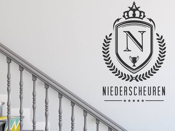 Wandtattoo Niederscheuren Wappen
