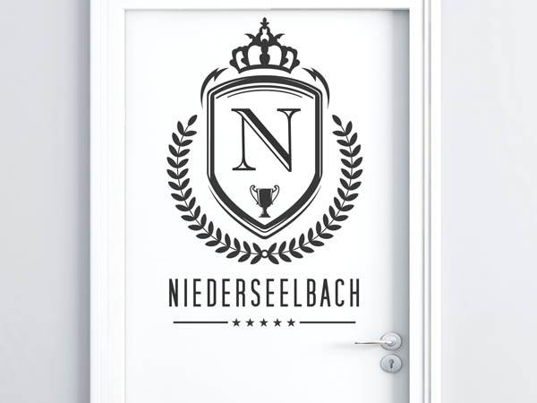 Wandtattoo Niederseelbach Wappen