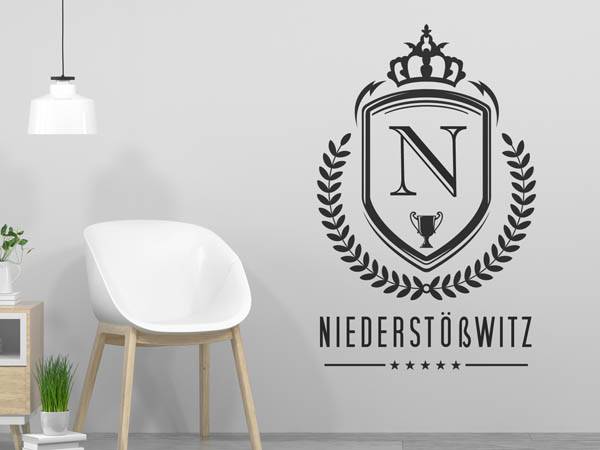 Wandtattoo Niederstößwitz Wappen