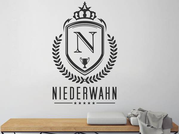 Wandtattoo Niederwahn Wappen