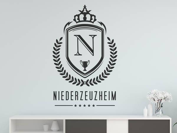 Wandtattoo Niederzeuzheim Wappen
