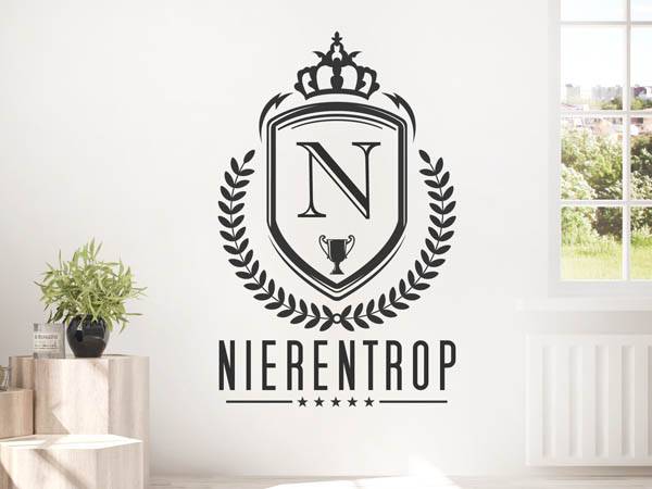 Wandtattoo Nierentrop Wappen