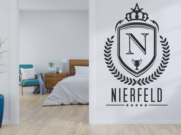 Wandtattoo Nierfeld Wappen