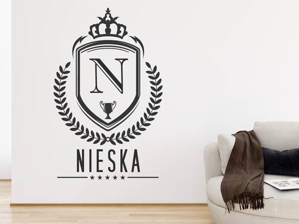 Wandtattoo Nieska Wappen
