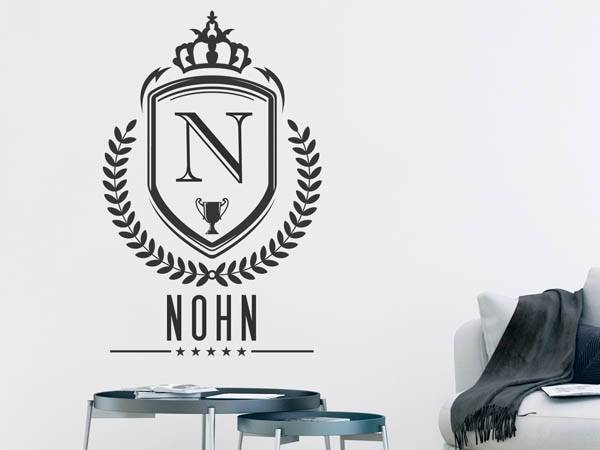 Wandtattoo Nohn Wappen