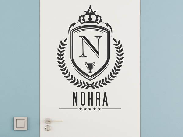 Wandtattoo Nohra Wappen