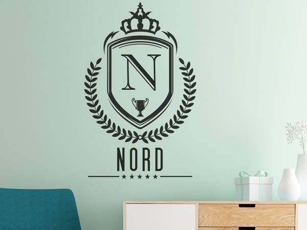 Wandtattoo Nord Wappen