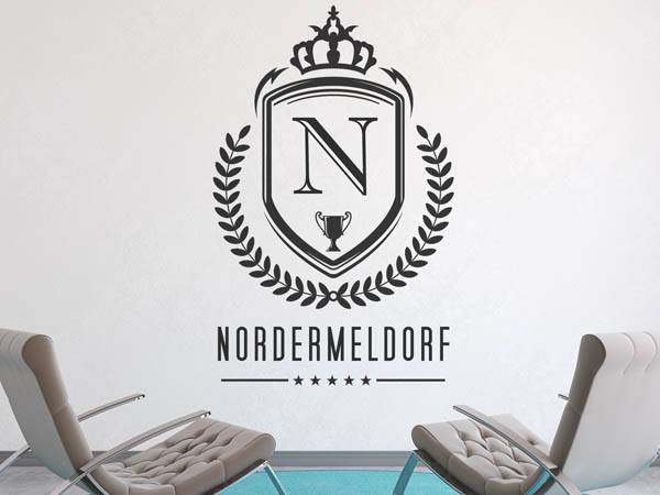 Wandtattoo Nordermeldorf Wappen