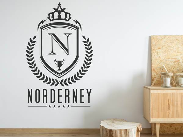 Wandtattoo Norderney Wappen