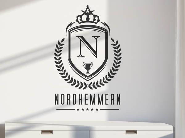 Wandtattoo Nordhemmern Wappen