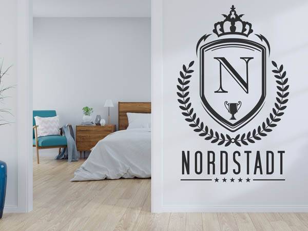 Wandtattoo Nordstadt Wappen