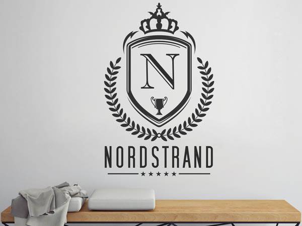 Wandtattoo Nordstrand Wappen