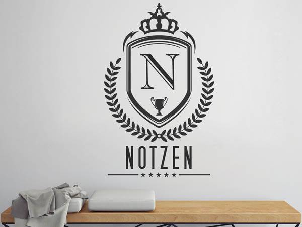 Wandtattoo Notzen Wappen
