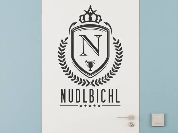 Wandtattoo Nudlbichl Wappen