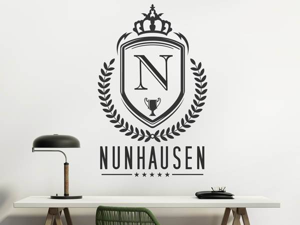 Wandtattoo Nunhausen Wappen