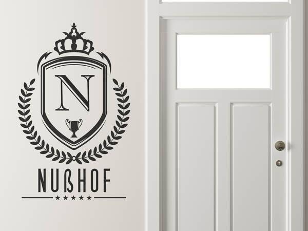 Wandtattoo Nußhof Wappen