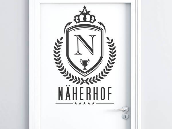 Wandtattoo Näherhof Wappen