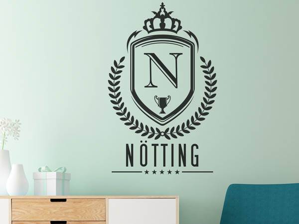 Wandtattoo Nötting Wappen
