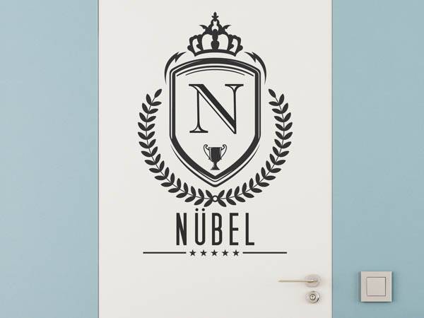 Wandtattoo Nübel Wappen