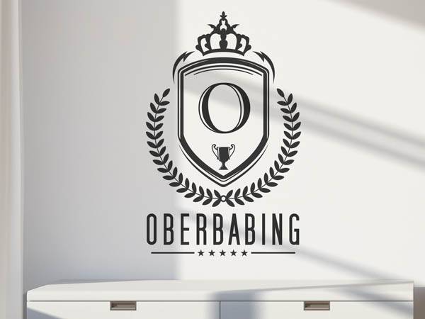 Wandtattoo Oberbabing Wappen