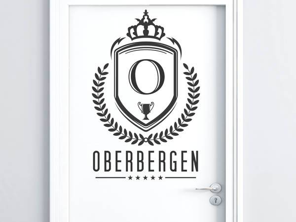 Wandtattoo Oberbergen Wappen