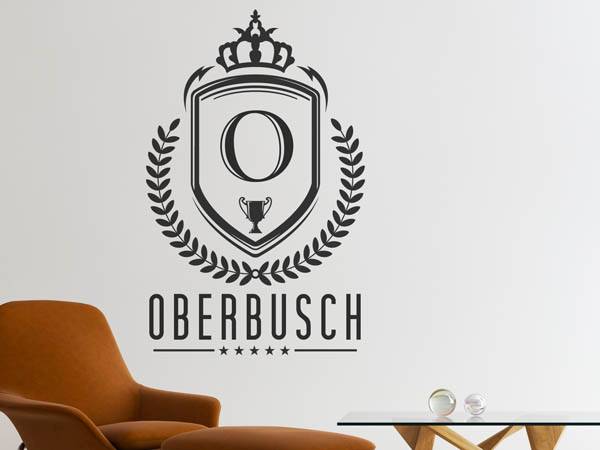Wandtattoo Oberbusch Wappen