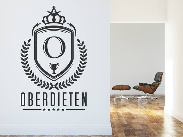 Wandtattoo Oberdieten Wappen