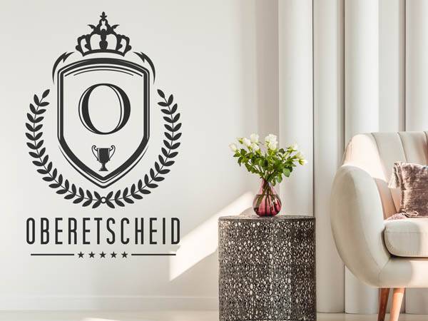 Wandtattoo Oberetscheid Wappen
