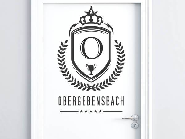 Wandtattoo Obergebensbach Wappen