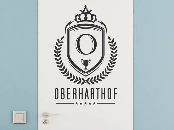 Wandtattoo Oberharthof Wappen