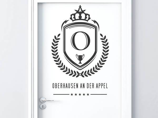 Wandtattoo Oberhausen an der Appel Wappen