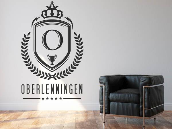Wandtattoo Oberlenningen Wappen