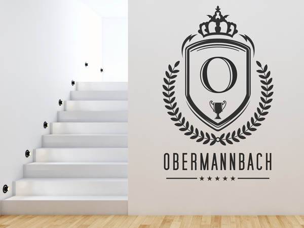 Wandtattoo Obermannbach Wappen