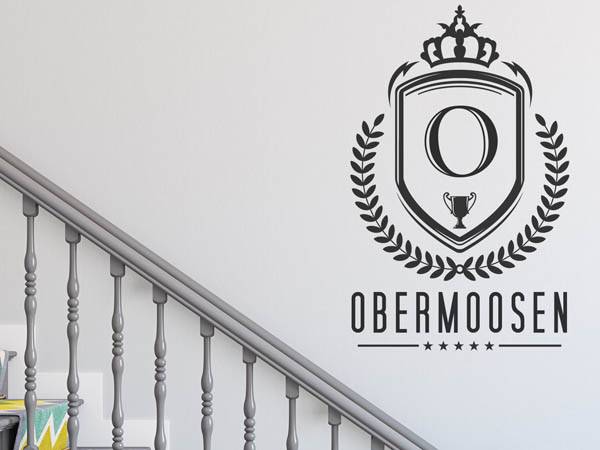 Wandtattoo Obermoosen Wappen