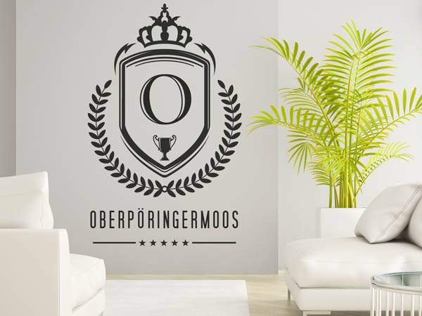 Wandtattoo Oberpöringermoos Wappen