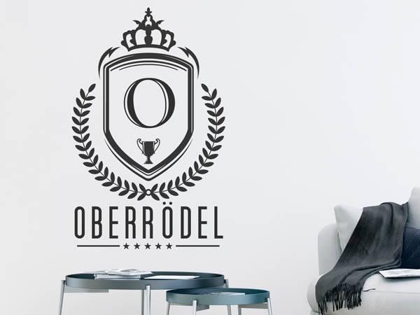 Wandtattoo Oberrödel Wappen