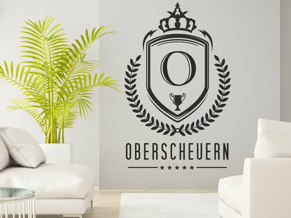 Wandtattoo Oberscheuern Wappen