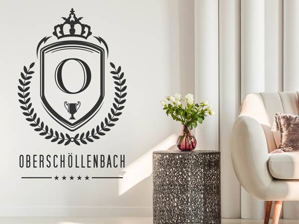Wandtattoo Oberschöllenbach Wappen
