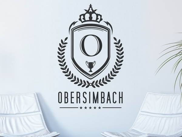 Wandtattoo Obersimbach Wappen
