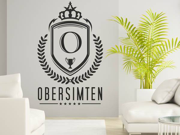 Wandtattoo Obersimten Wappen