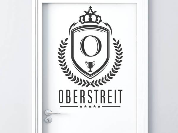 Wandtattoo Oberstreit Wappen