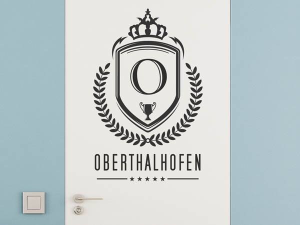 Wandtattoo Oberthalhofen Wappen