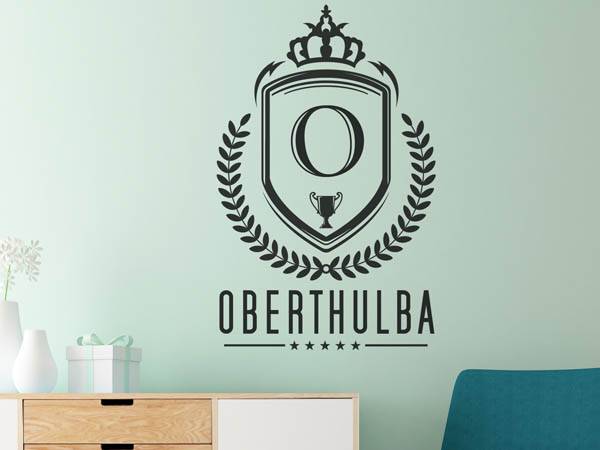 Wandtattoo Oberthulba Wappen