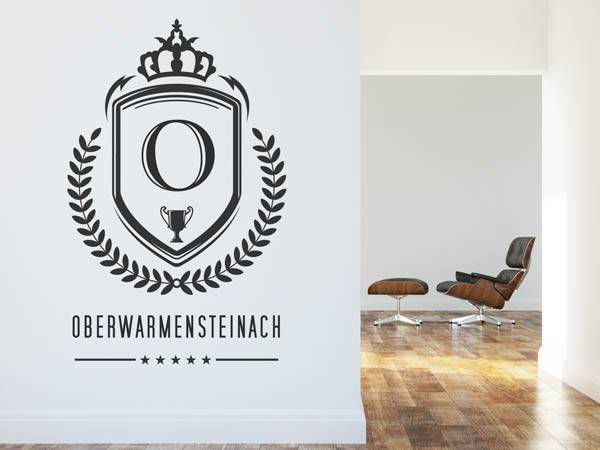 Wandtattoo Oberwarmensteinach Wappen