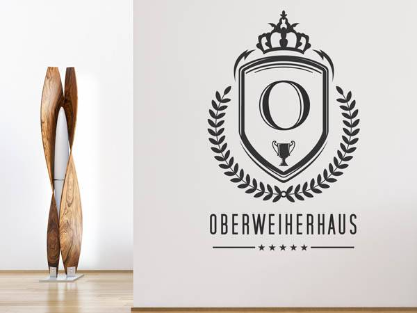 Wandtattoo Oberweiherhaus Wappen