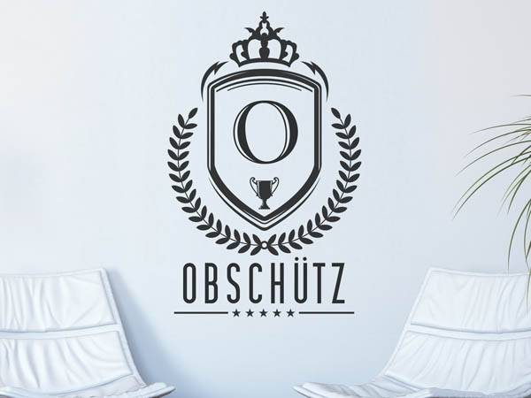 Wandtattoo Obschütz Wappen