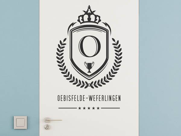 Wandtattoo Oebisfelde-Weferlingen Wappen