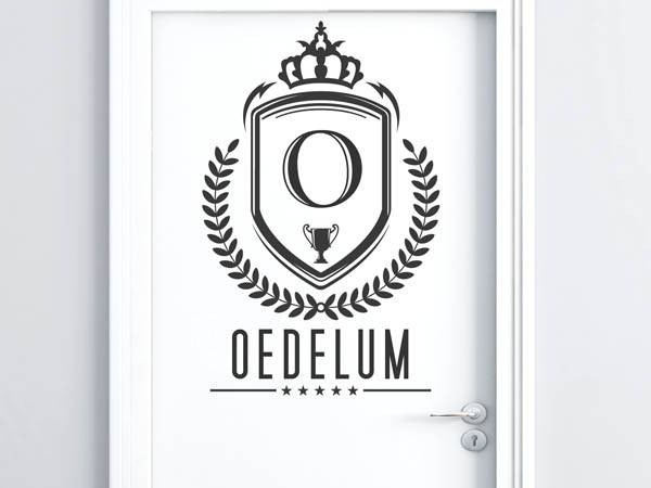 Wandtattoo Oedelum Wappen